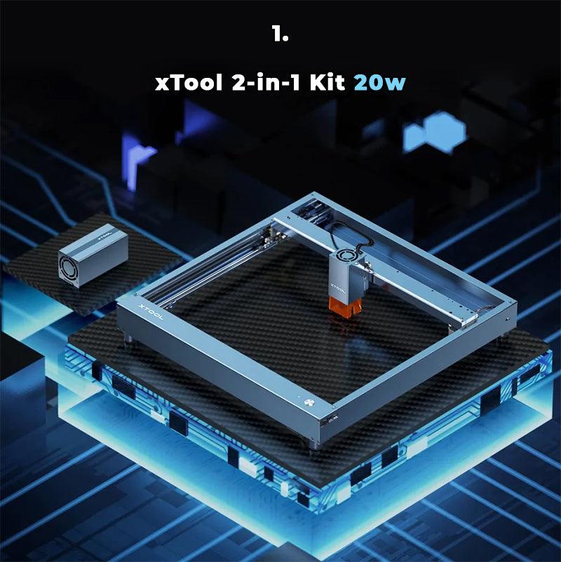 xTool D1-Pro 20W Laser Cutter/Engraver Beginner Business Bundle