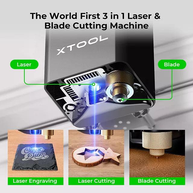 xTool M1: World's First Desktop Hybrid Laser & Blade Cutting
