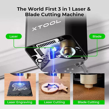xTool M1: World's First Desktop Hybrid Laser & Blade Cutting Machine
